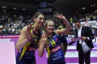 TREVISO 13 10 2019  LEGAVOLLEY FEMMINILE CAMPIONATO 2019-2020  PROSECCO DOC IMOCO - SAUGELLA MONZA