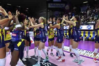 TREVISO 13 10 2019  LEGAVOLLEY FEMMINILE CAMPIONATO 2019-2020  PROSECCO DOC IMOCO - SAUGELLA MONZA