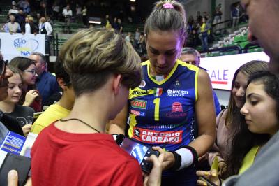 TREVISO 13 10 2019  LEGAVOLLEY FEMMINILE CAMPIONATO 2019-2020  PROSECCO DOC IMOCO - SAUGELLA MONZA