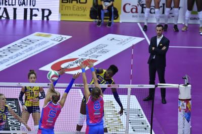 TREVISO 13 10 2019  LEGAVOLLEY FEMMINILE CAMPIONATO 2019-2020  PROSECCO DOC IMOCO - SAUGELLA MONZA
