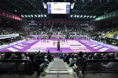 TREVISO 13 10 2019  LEGAVOLLEY FEMMINILE CAMPIONATO 2019-2020  PROSECCO DOC IMOCO - SAUGELLA MONZA