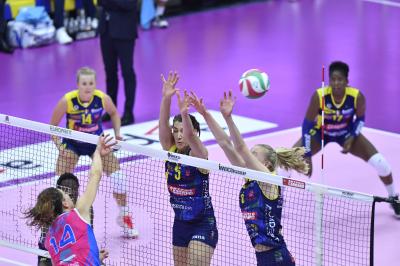 TREVISO 13 10 2019  LEGAVOLLEY FEMMINILE CAMPIONATO 2019-2020  PROSECCO DOC IMOCO - SAUGELLA MONZA