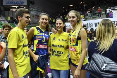 TREVISO 13 10 2019  LEGAVOLLEY FEMMINILE CAMPIONATO 2019-2020  PROSECCO DOC IMOCO - SAUGELLA MONZA