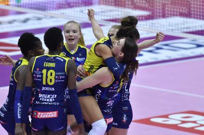 TREVISO 13 10 2019  LEGAVOLLEY FEMMINILE CAMPIONATO 2019-2020  PROSECCO DOC IMOCO - SAUGELLA MONZA