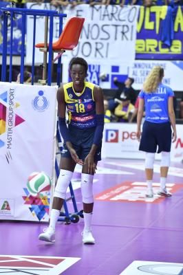 TREVISO 13 10 2019  LEGAVOLLEY FEMMINILE CAMPIONATO 2019-2020  PROSECCO DOC IMOCO - SAUGELLA MONZA