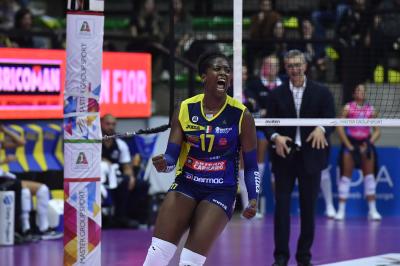 TREVISO 13 10 2019  LEGAVOLLEY FEMMINILE CAMPIONATO 2019-2020  PROSECCO DOC IMOCO - SAUGELLA MONZA