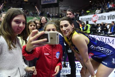 TREVISO 13 10 2019  LEGAVOLLEY FEMMINILE CAMPIONATO 2019-2020  PROSECCO DOC IMOCO - SAUGELLA MONZA