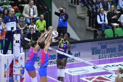 TREVISO 13 10 2019  LEGAVOLLEY FEMMINILE CAMPIONATO 2019-2020  PROSECCO DOC IMOCO - SAUGELLA MONZA