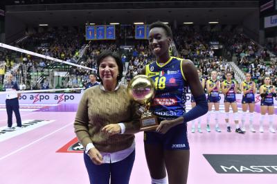 TREVISO 13 10 2019  LEGAVOLLEY FEMMINILE CAMPIONATO 2019-2020  PROSECCO DOC IMOCO - SAUGELLA MONZA