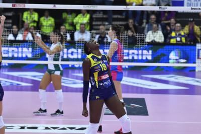 TREVISO 13 10 2019  LEGAVOLLEY FEMMINILE CAMPIONATO 2019-2020  PROSECCO DOC IMOCO - SAUGELLA MONZA