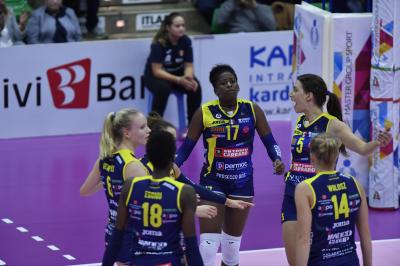 TREVISO 13 10 2019  LEGAVOLLEY FEMMINILE CAMPIONATO 2019-2020  PROSECCO DOC IMOCO - SAUGELLA MONZA