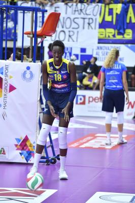 TREVISO 13 10 2019  LEGAVOLLEY FEMMINILE CAMPIONATO 2019-2020  PROSECCO DOC IMOCO - SAUGELLA MONZA