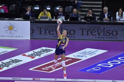 TREVISO 13 10 2019  LEGAVOLLEY FEMMINILE CAMPIONATO 2019-2020  PROSECCO DOC IMOCO - SAUGELLA MONZA