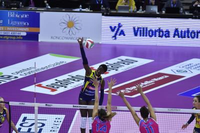 TREVISO 13 10 2019  LEGAVOLLEY FEMMINILE CAMPIONATO 2019-2020  PROSECCO DOC IMOCO - SAUGELLA MONZA