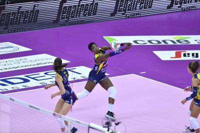 TREVISO 13 10 2019  LEGAVOLLEY FEMMINILE CAMPIONATO 2019-2020  PROSECCO DOC IMOCO - SAUGELLA MONZA