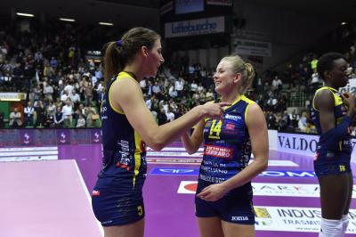 TREVISO 13 10 2019  LEGAVOLLEY FEMMINILE CAMPIONATO 2019-2020  PROSECCO DOC IMOCO - SAUGELLA MONZA