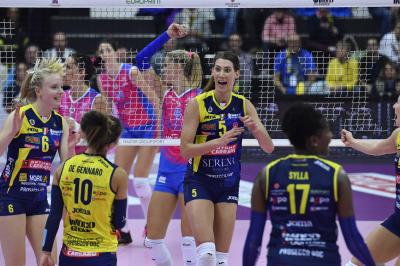 TREVISO 13 10 2019  LEGAVOLLEY FEMMINILE CAMPIONATO 2019-2020  PROSECCO DOC IMOCO - SAUGELLA MONZA