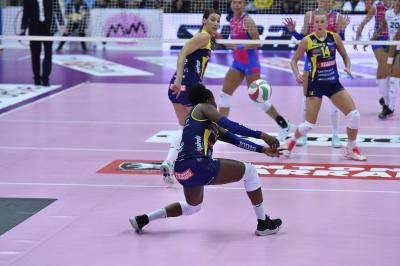 TREVISO 13 10 2019  LEGAVOLLEY FEMMINILE CAMPIONATO 2019-2020  PROSECCO DOC IMOCO - SAUGELLA MONZA