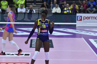 TREVISO 13 10 2019  LEGAVOLLEY FEMMINILE CAMPIONATO 2019-2020  PROSECCO DOC IMOCO - SAUGELLA MONZA