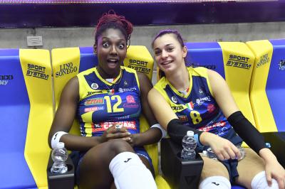 TREVISO 13 10 2019  LEGAVOLLEY FEMMINILE CAMPIONATO 2019-2020  PROSECCO DOC IMOCO - SAUGELLA MONZA