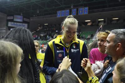 TREVISO 13 10 2019  LEGAVOLLEY FEMMINILE CAMPIONATO 2019-2020  PROSECCO DOC IMOCO - SAUGELLA MONZA