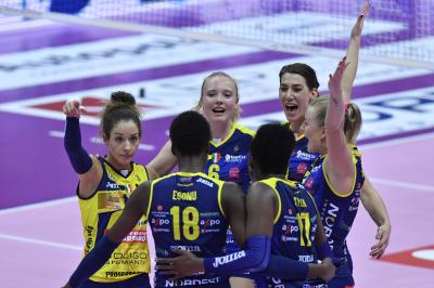 TREVISO 13 10 2019  LEGAVOLLEY FEMMINILE CAMPIONATO 2019-2020  PROSECCO DOC IMOCO - SAUGELLA MONZA