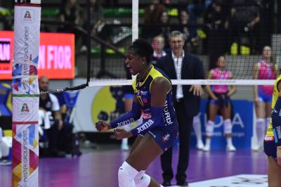 TREVISO 13 10 2019  LEGAVOLLEY FEMMINILE CAMPIONATO 2019-2020  PROSECCO DOC IMOCO - SAUGELLA MONZA