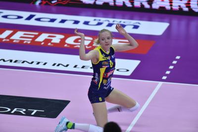 TREVISO 13 10 2019  LEGAVOLLEY FEMMINILE CAMPIONATO 2019-2020  PROSECCO DOC IMOCO - SAUGELLA MONZA