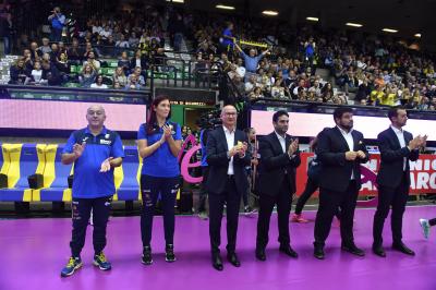 TREVISO 27 10 2019  LEGAVOLLEY FEMMINILE CAMPIONATO 2019-2020  PROSECCO DOC IMOCO -E PIU POMI CASALMAGGIORE