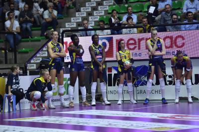 TREVISO 27 10 2019  LEGAVOLLEY FEMMINILE CAMPIONATO 2019-2020  PROSECCO DOC IMOCO -E PIU POMI CASALMAGGIORE