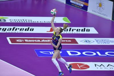 TREVISO 27 10 2019  LEGAVOLLEY FEMMINILE CAMPIONATO 2019-2020  PROSECCO DOC IMOCO -E PIU POMI CASALMAGGIORE