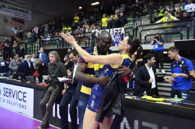 TREVISO 27 10 2019  LEGAVOLLEY FEMMINILE CAMPIONATO 2019-2020  PROSECCO DOC IMOCO -E PIU POMI CASALMAGGIORE