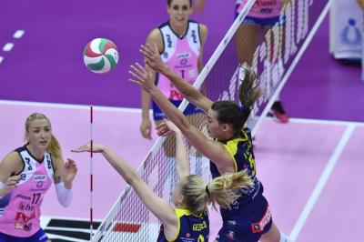TREVISO 27 10 2019  LEGAVOLLEY FEMMINILE CAMPIONATO 2019-2020  PROSECCO DOC IMOCO -E PIU POMI CASALMAGGIORE