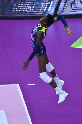 TREVISO 27 10 2019  LEGAVOLLEY FEMMINILE CAMPIONATO 2019-2020  PROSECCO DOC IMOCO -E PIU POMI CASALMAGGIORE