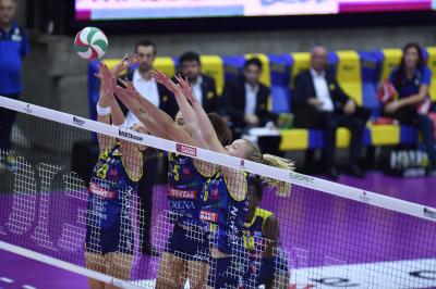 TREVISO 27 10 2019  LEGAVOLLEY FEMMINILE CAMPIONATO 2019-2020  PROSECCO DOC IMOCO -E PIU POMI CASALMAGGIORE