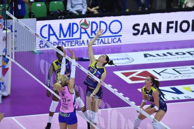 TREVISO 27 10 2019  LEGAVOLLEY FEMMINILE CAMPIONATO 2019-2020  PROSECCO DOC IMOCO -E PIU POMI CASALMAGGIORE