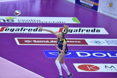 TREVISO 27 10 2019  LEGAVOLLEY FEMMINILE CAMPIONATO 2019-2020  PROSECCO DOC IMOCO -E PIU POMI CASALMAGGIORE