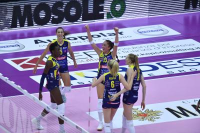 TREVISO 27 10 2019  LEGAVOLLEY FEMMINILE CAMPIONATO 2019-2020  PROSECCO DOC IMOCO -E PIU POMI CASALMAGGIORE