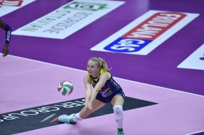 TREVISO 27 10 2019  LEGAVOLLEY FEMMINILE CAMPIONATO 2019-2020  PROSECCO DOC IMOCO -E PIU POMI CASALMAGGIORE