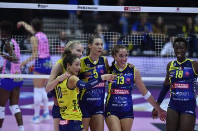 TREVISO 27 10 2019  LEGAVOLLEY FEMMINILE CAMPIONATO 2019-2020  PROSECCO DOC IMOCO -E PIU POMI CASALMAGGIORE