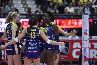 TREVISO 27 10 2019  LEGAVOLLEY FEMMINILE CAMPIONATO 2019-2020  PROSECCO DOC IMOCO -E PIU POMI CASALMAGGIORE