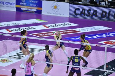 TREVISO 27 10 2019  LEGAVOLLEY FEMMINILE CAMPIONATO 2019-2020  PROSECCO DOC IMOCO -E PIU POMI CASALMAGGIORE