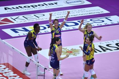 TREVISO 27 10 2019  LEGAVOLLEY FEMMINILE CAMPIONATO 2019-2020  PROSECCO DOC IMOCO -E PIU POMI CASALMAGGIORE