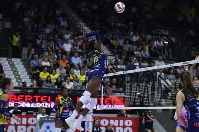 TREVISO 27 10 2019  LEGAVOLLEY FEMMINILE CAMPIONATO 2019-2020  PROSECCO DOC IMOCO -E PIU POMI CASALMAGGIORE