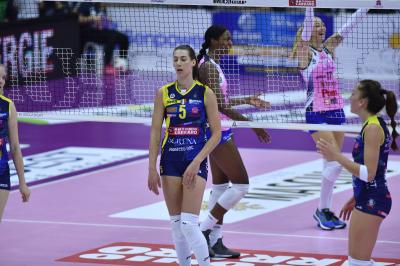 TREVISO 27 10 2019  LEGAVOLLEY FEMMINILE CAMPIONATO 2019-2020  PROSECCO DOC IMOCO -E PIU POMI CASALMAGGIORE