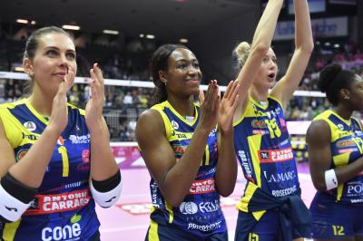 TREVISO 27 10 2019  LEGAVOLLEY FEMMINILE CAMPIONATO 2019-2020  PROSECCO DOC IMOCO -E PIU POMI CASALMAGGIORE