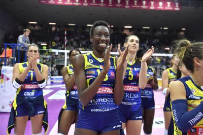 TREVISO 27 10 2019  LEGAVOLLEY FEMMINILE CAMPIONATO 2019-2020  PROSECCO DOC IMOCO -E PIU POMI CASALMAGGIORE