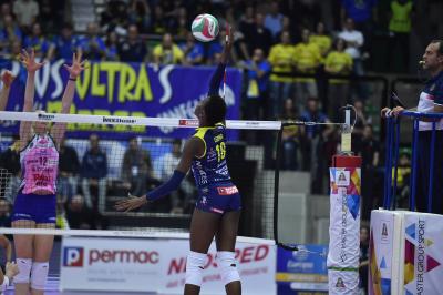 TREVISO 27 10 2019  LEGAVOLLEY FEMMINILE CAMPIONATO 2019-2020  PROSECCO DOC IMOCO -E PIU POMI CASALMAGGIORE