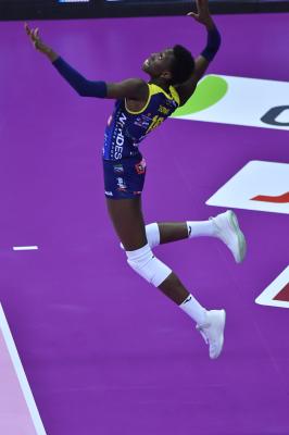 TREVISO 27 10 2019  LEGAVOLLEY FEMMINILE CAMPIONATO 2019-2020  PROSECCO DOC IMOCO -E PIU POMI CASALMAGGIORE