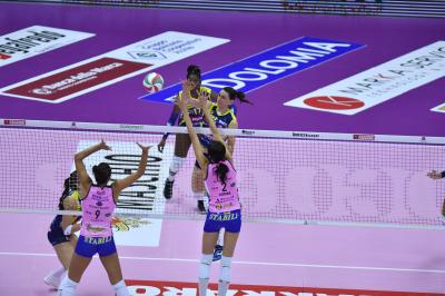 TREVISO 27 10 2019  LEGAVOLLEY FEMMINILE CAMPIONATO 2019-2020  PROSECCO DOC IMOCO -E PIU POMI CASALMAGGIORE